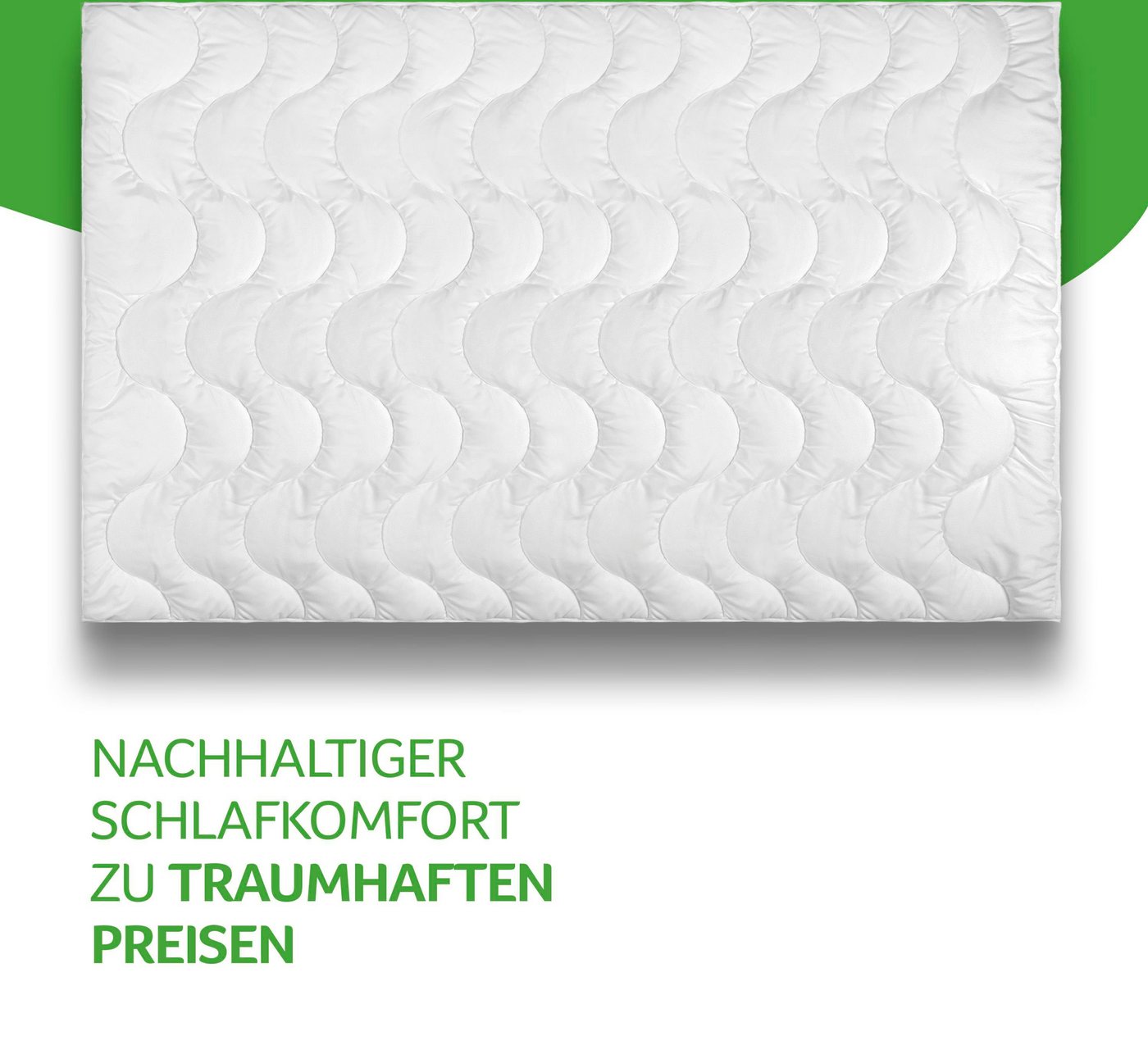 John Cotton Microfaserbettdecke Julia, Bettdecken für Sommer und Winter, Füllung: Polyester, Bezug: 100% Polyester, Bettdecke 135x200 cm, 155x220 cm, Made in Gr – Bild 3 von 5