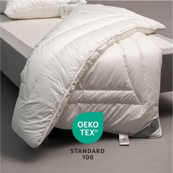 John Cotton Microfaserbettdecke Magicline, Bettdecken 135x200 cm, 155x220 cm für Sommer und Winter, Füllung: Polyester, Bezug: Baumwoll-Feinbatist, 100% Baumwol
