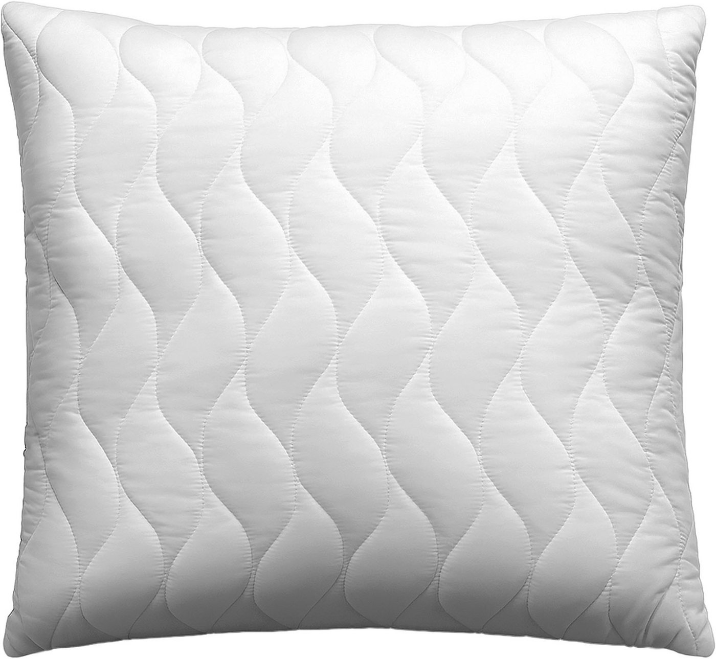 John Cotton Microfaserkissen 2für1, Kopfkissen, ein Kissen gratis, 40x80 cm, 80x80cm, Füllung: 100% Polyester, Bezug: Microfaser, Seitenschläfer, Bauchschläfer, – Bild 2 von 5
