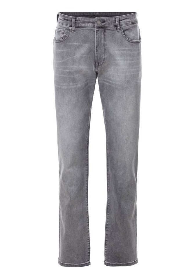 John Devin 5-Pocket-Jeans Straight-fit Jeans aus elastischer Denim-Qualität, in 3 Längen: 30 & 32 & 34 – Bild 2 von 5