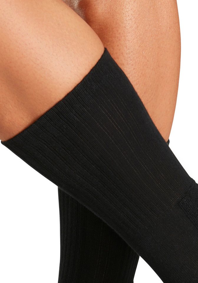 John Devin Arbeitssocken Herrensocken mit breitem geripptem Schaft (Packung, 4-Paar, Gr. 39-42 bis 47-48) Mit Hochfersen und Überzehen Plüsch – Bild 5 von 5