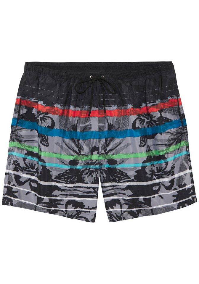 John Devin Badeshorts mit floralem Design – Bild 2 von 4