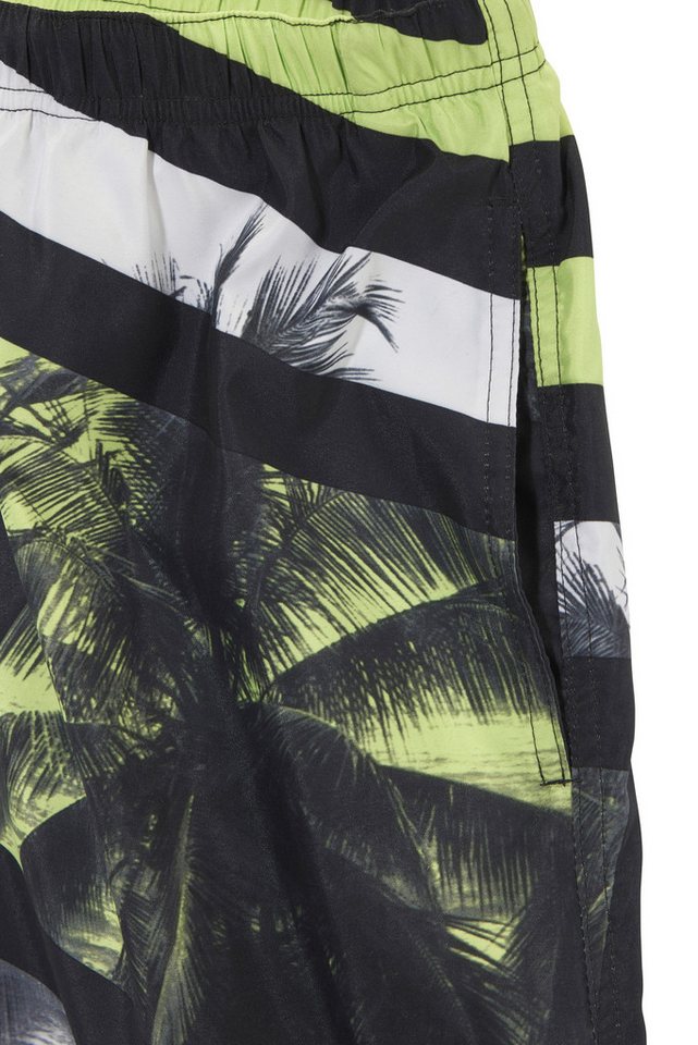 John Devin Badeshorts mit grafischen Elementen – Bild 3 von 4