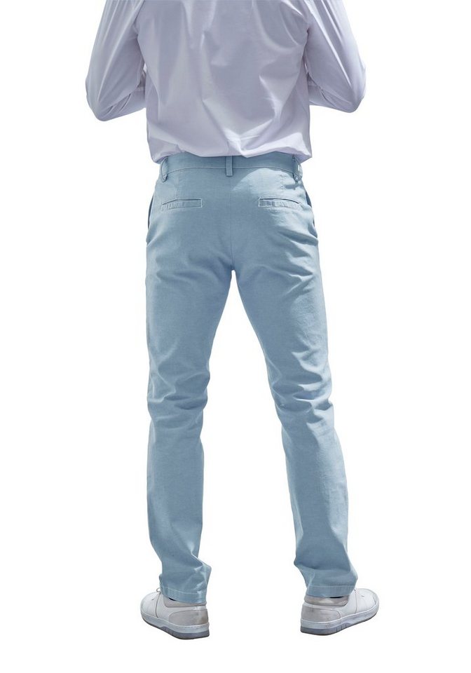 John Devin Chinohose Regular-fit, lange Oxford Hose aus elastischer Baumwoll-Qualität, in 3 Längen: 30 & 32 & 34 – Bild 3 von 5