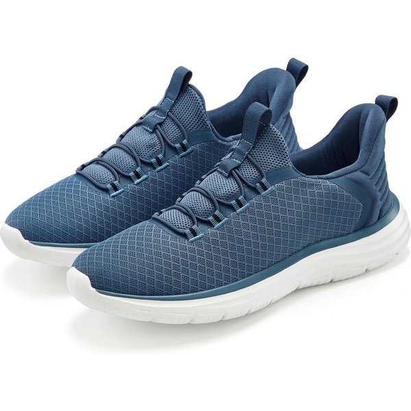 John Devin Halbschuhe, Freizeitschuhe, Turnschuh, Slip-On-Sneaker Sneaker mit elastischen Bändern für schnelles Reinschlüpfen, Unisex VEGAN