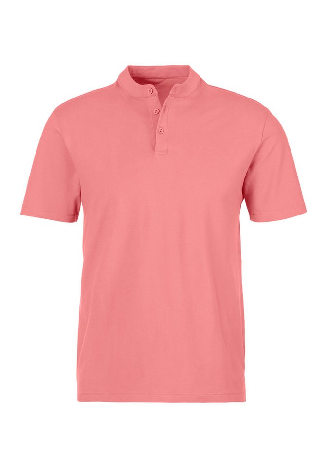 John Devin Henleyshirt mit Stehkragen, Regular-Fit, aus Baumwoll-Piqué – Bild 2 von 5