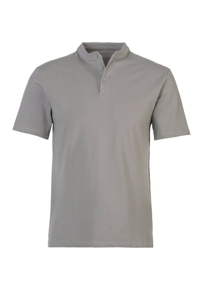 John Devin Henleyshirt mit Stehkragen, Regular-Fit, aus Baumwoll-Piqué – Bild 2 von 5
