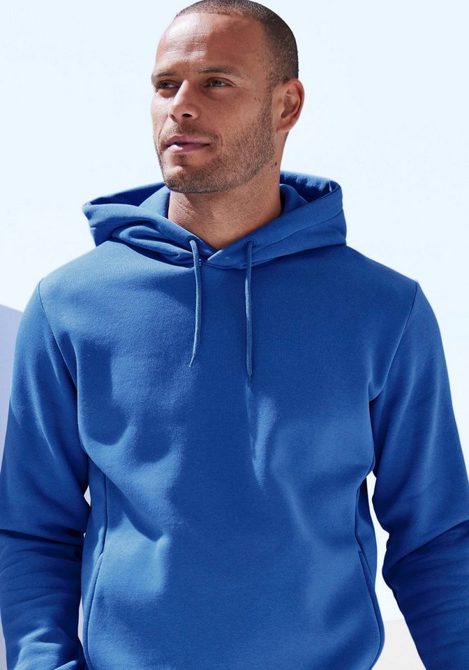 John Devin Hoodie Langarm, Sweatshirt mit Rundhals und Kapuze, Baumwollmischung – Bild 4 von 5