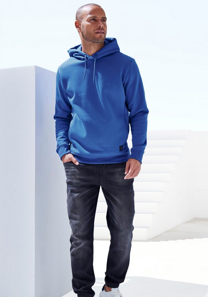 John Devin Hoodie Langarm, Sweatshirt mit Rundhals und Kapuze, Baumwollmischung – Bild 5 von 5