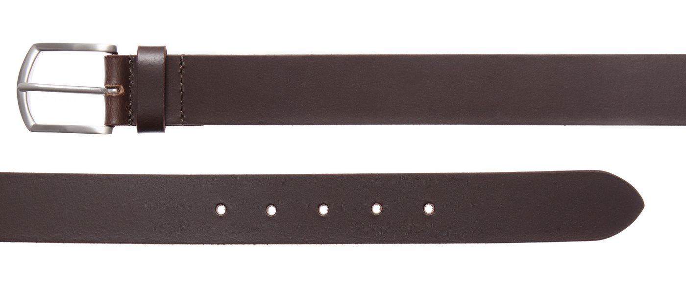 John Devin Hüftgürtel Ledergürtel, Hosengürtel, Jeansgürtel, Herrengürtel, Anzuggürtel Gürtel für Jeans & Hosen, aus hochwertigem Leder – Bild 2 von 3