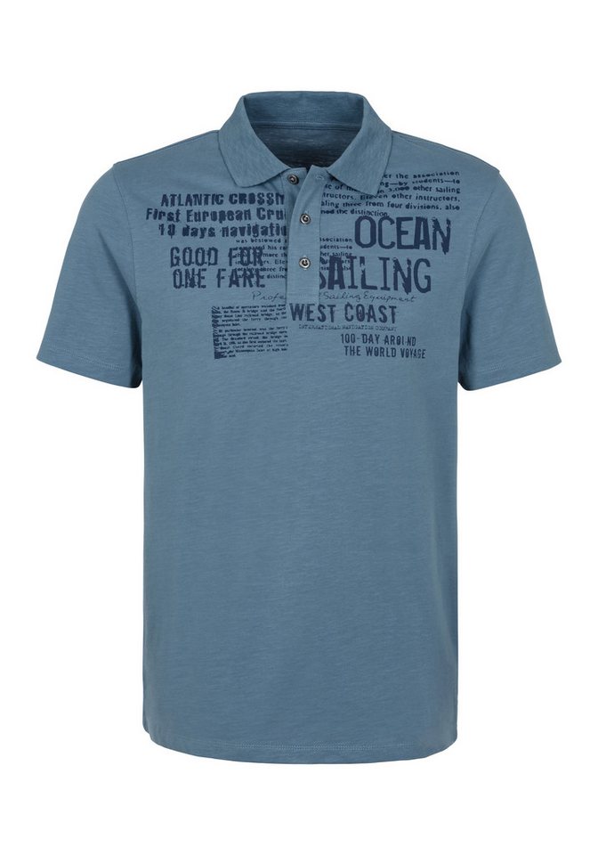 John Devin Poloshirt mit Print Regular-Fit, aus Slub-Qualität, mit Print – Bild 2 von 5