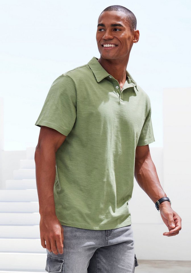 John Devin Poloshirt mit Slub-Garn Struktur (Packung, 2-tlg., 2er-Pack) aus leichter, strukturierter Baumwollqualität - im 2er-Sparpack – Bild 2 von 5