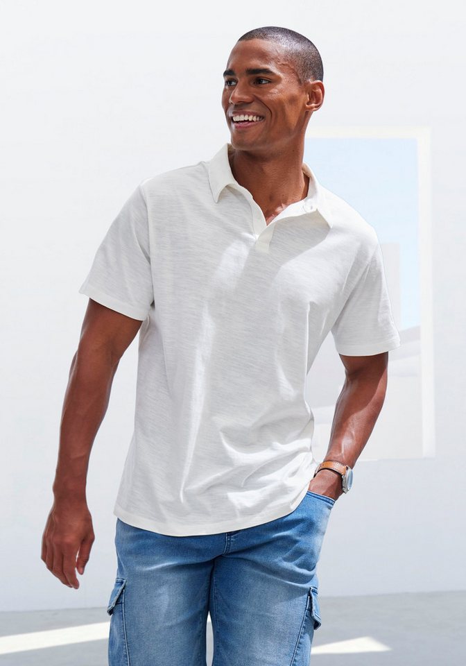 John Devin Poloshirt mit Slub-Garn Struktur (Packung, 2-tlg., 2er-Pack) aus leichter, strukturierter Baumwollqualität - im 2er-Sparpack – Bild 2 von 5