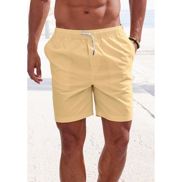 John Devin Shorts, Bermuda kurze Schlupfhose aus elastischer, gewebter Baumwollqualität