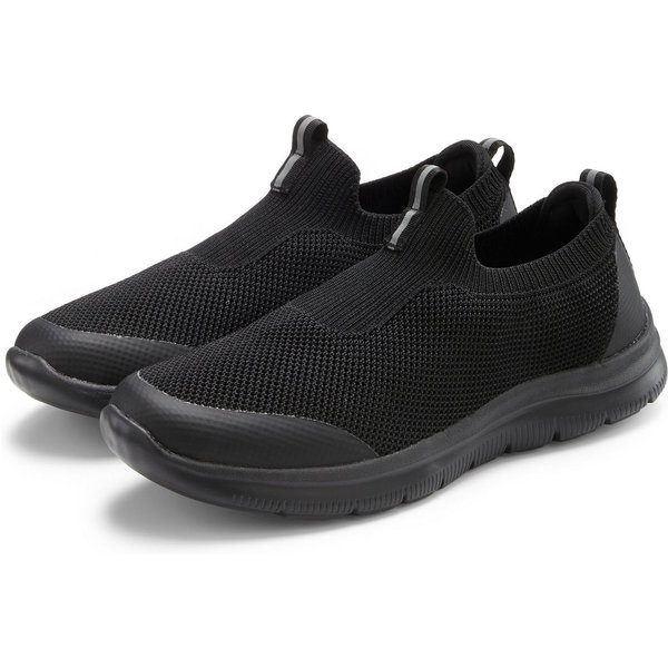 John Devin Slipper, Freizeitschuh, Textilschuhe, Stoffschuhe, Turnschuh Sneaker Slip-On-Sneaker mit ultraleichter Sohle Unisex VEGAN