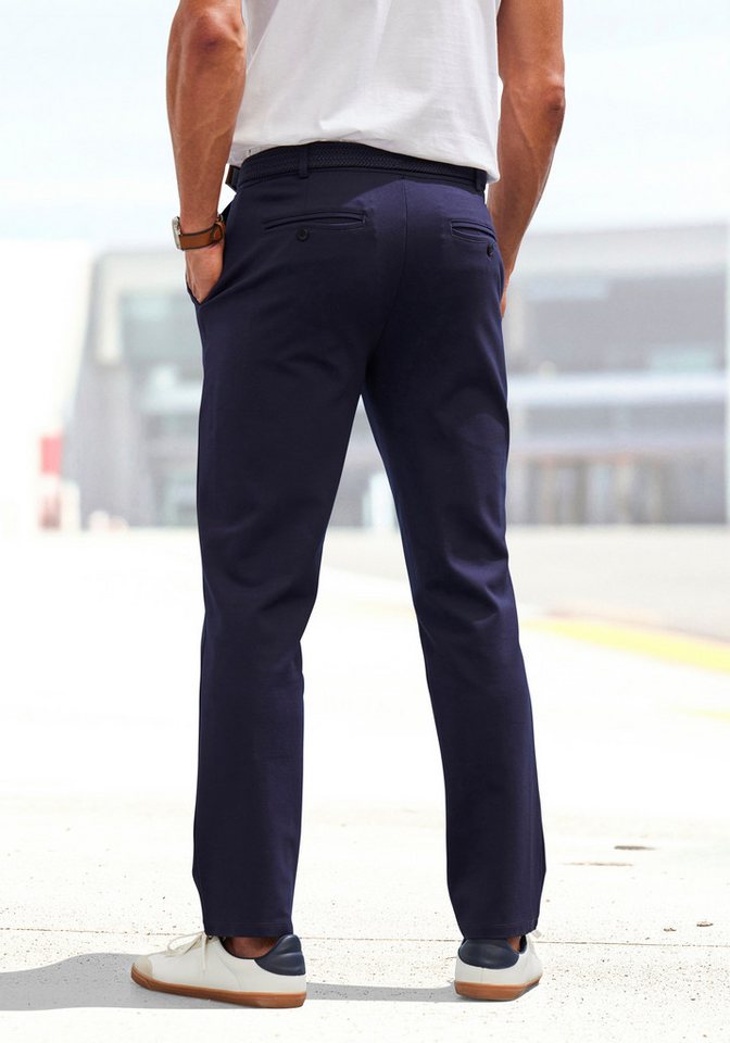 John Devin Stretch-Hose regular-fit bequeme Hose aus elastischer Qualität – Bild 3 von 5