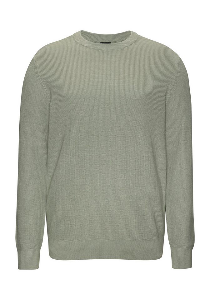 John Devin Strickpullover bis Größe 5XL Pullover in modischen Farben aus Baumwollmischung – Bild 2 von 5