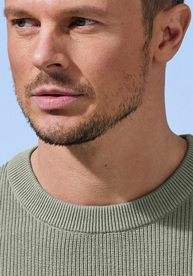 John Devin Strickpullover bis Größe 5XL Pullover in modischen Farben aus Baumwollmischung – Bild 4 von 5