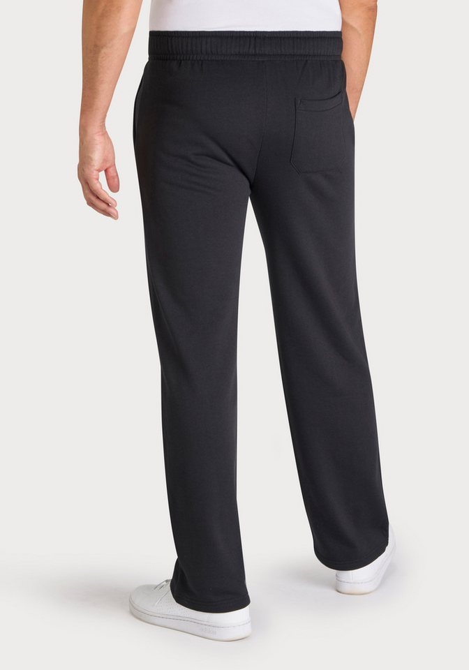 John Devin Sweathose - Jogginghose aus innen angerauter Sweatware mit breiter Kordel und seitlichen Taschen – Bild 3 von 5
