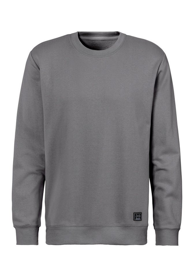 John Devin Sweatshirt Langarm, Pullover mit Rundhals, Baumwollmischung – Bild 2 von 4
