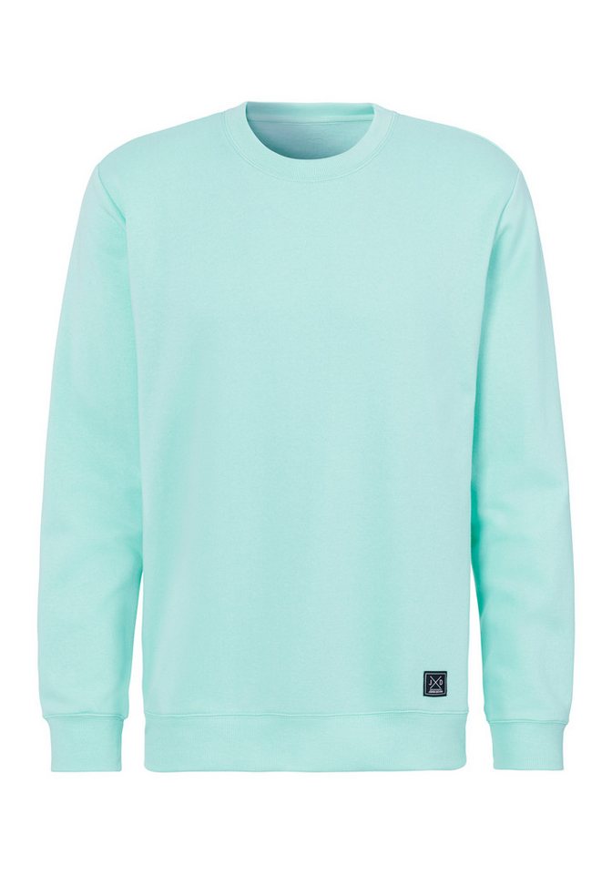 John Devin Sweatshirt Langarm, Pullover mit Rundhals, Baumwollmischung – Bild 2 von 4