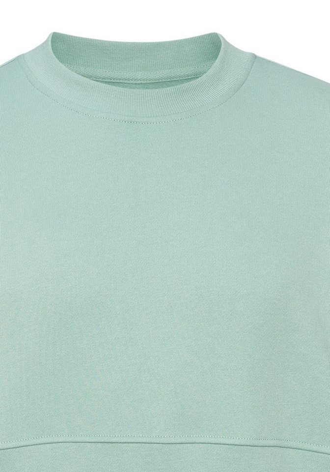 John Devin Sweatshirt - Pullover mit modischen Teilungsnähten Langarm, Sweatshirt mit Rundhals, Baumwollmischung – Bild 3 von 4