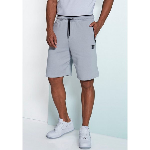 John Devin Sweatshorts, seitliche Taschen mit schwarzem Reißverschluss