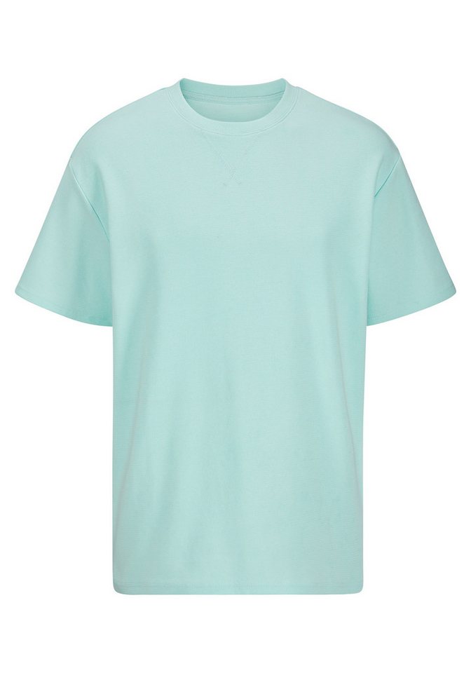 John Devin T-Shirt modische Strukturware aus Baumwoll-Elasthan-Qualität – Bild 2 von 4