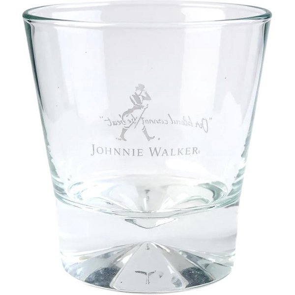 Johnnie Walker Whiskyglas 2+4 cl geeicht, Glas mit Gravur & Logo, Whisky Geschenkidee, 1-tlg., Stilvoll. Präzise. Einzigartig.