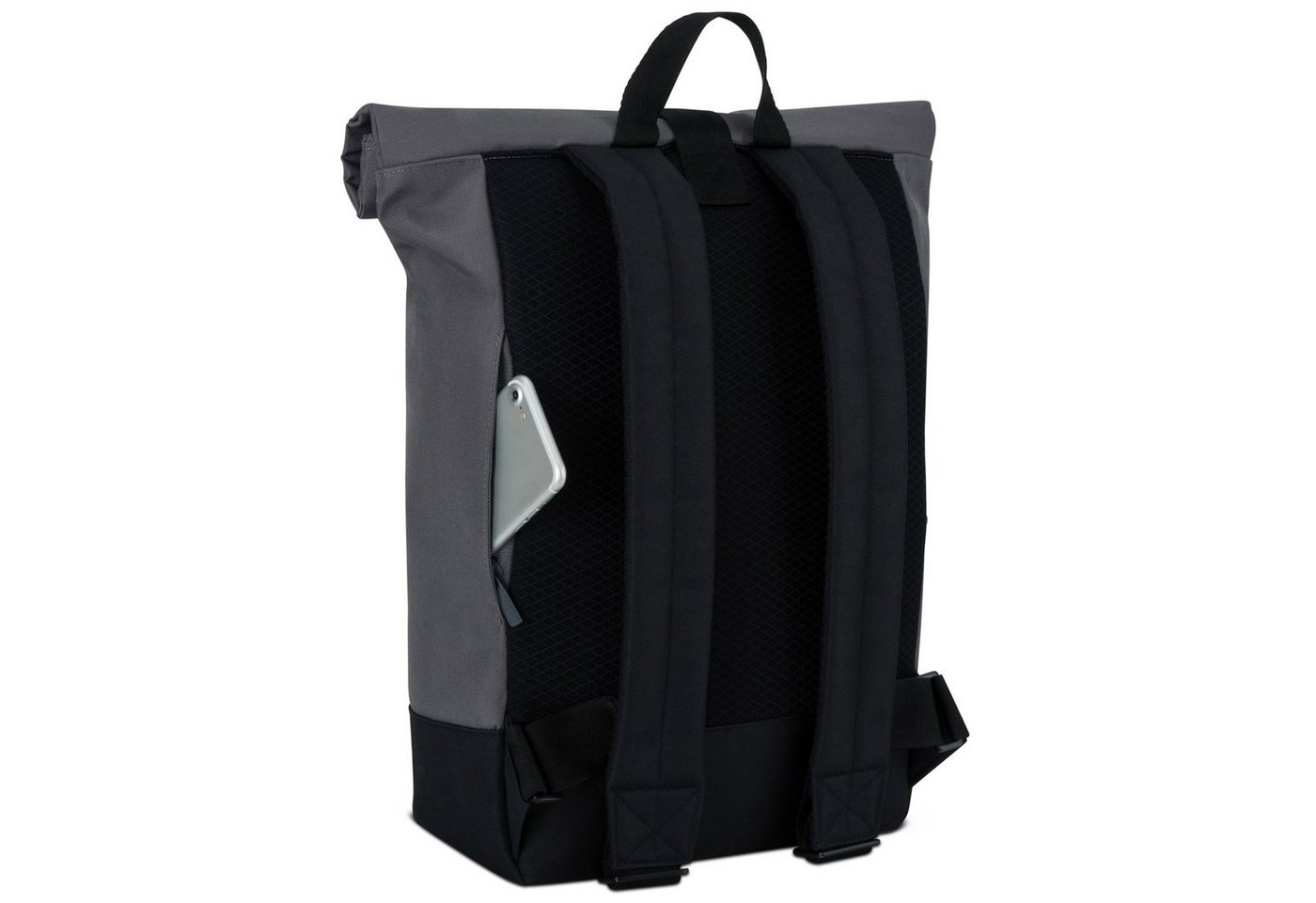 Johnny Urban Cityrucksack RYAN, Rolltop Damen Herren, Laptop Fach, Reiserucksack, Laptopfach, Wasserabweisend – Bild 4 von 5