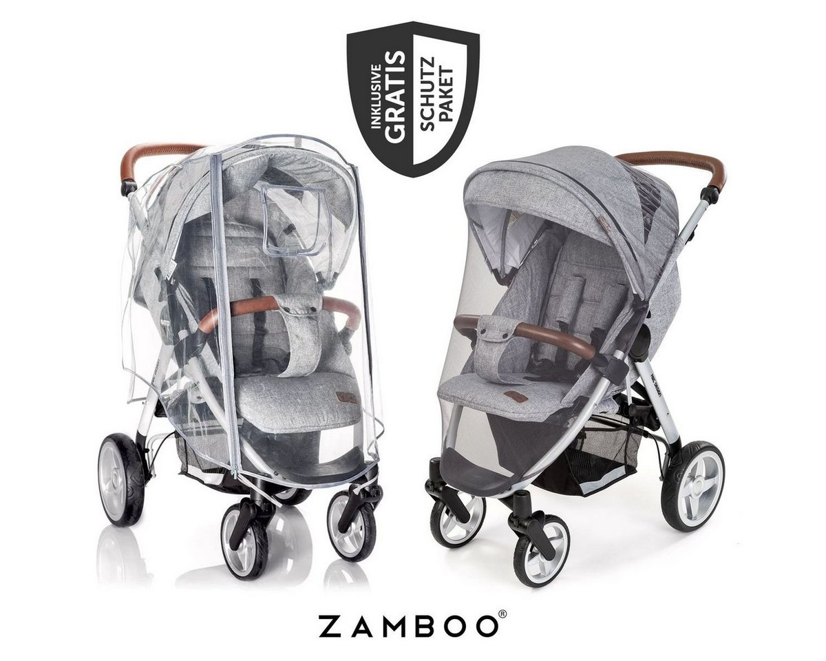 Joie Kinder-Buggy Nitro LX - Laurel, Sportwagen Reisebuggy mit Liegefunktion nur 7,7 kg inkl. Regenschutz – Bild 3 von 5