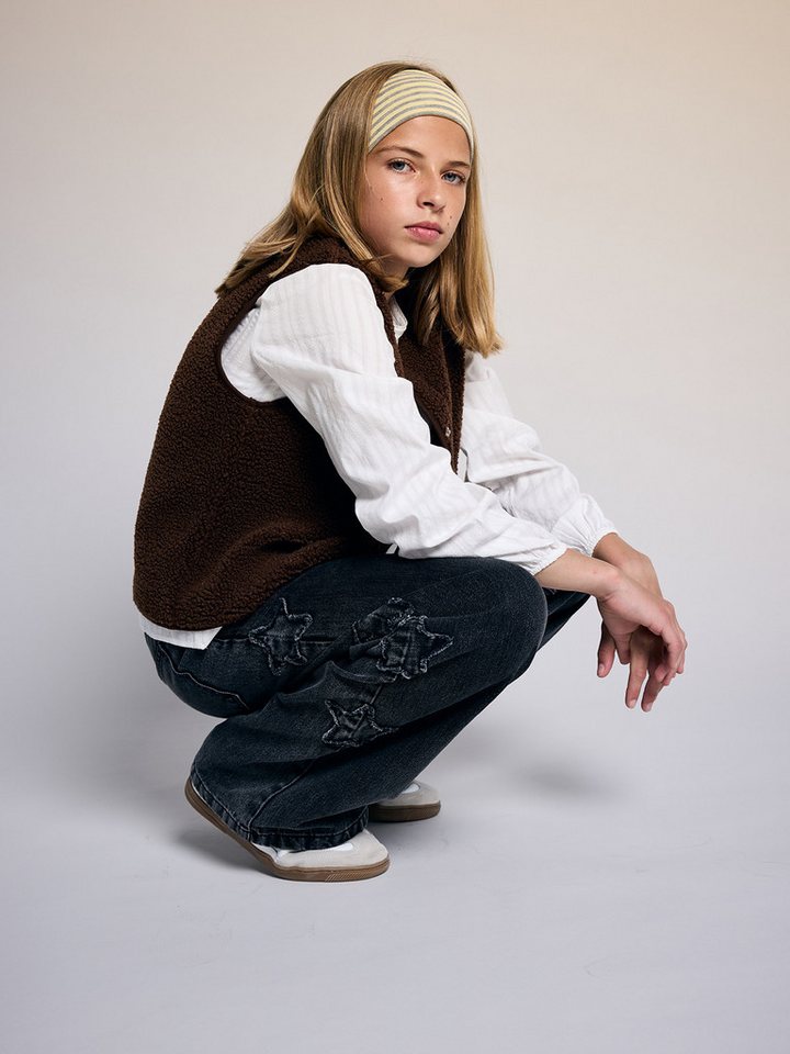 jonen Fleeceweste Kinder Weste aus Teddyfleece – Bild 4 von 5