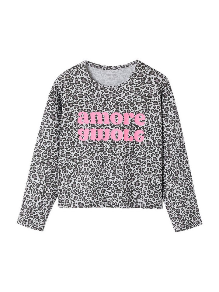 jonen Schlafanzug 2er-Set Schlafanzüge, Crop-Top-Form AMORE Mädchen – Bild 2 von 5