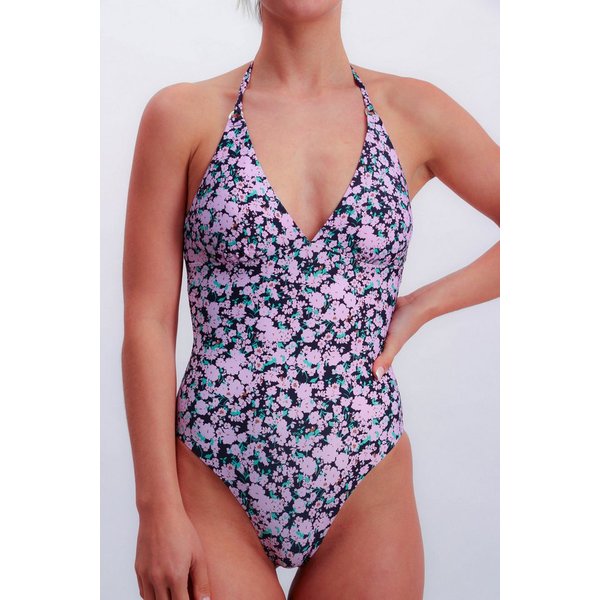 JOOP! Badeanzug FLEUR Flower-Print, wattierte Cups, herausnehmbaren Pads