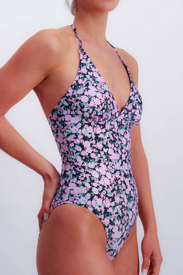 JOOP! Badeanzug FLEUR Flower-Print, wattierte Cups, herausnehmbaren Pads – Bild 2 von 3