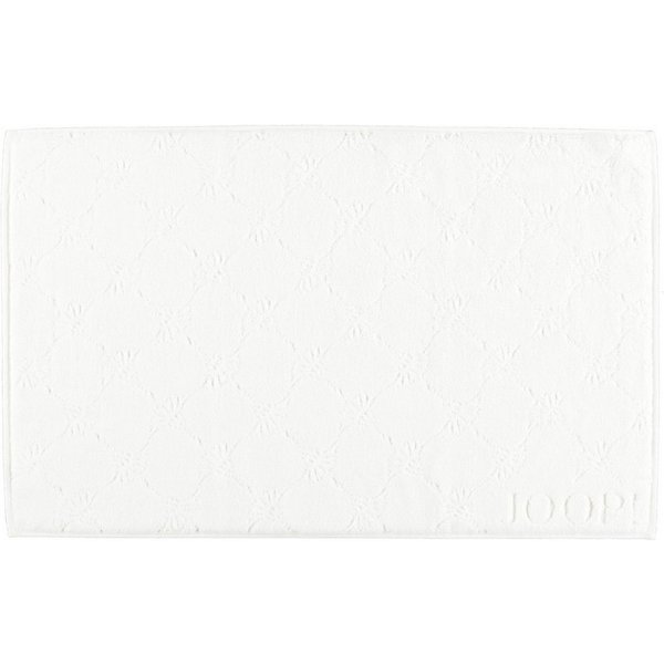 JOOP! Duschmatte Uni Cornflower 1670, 100% Baumwolle, eingewebtes JOOP!-Logo