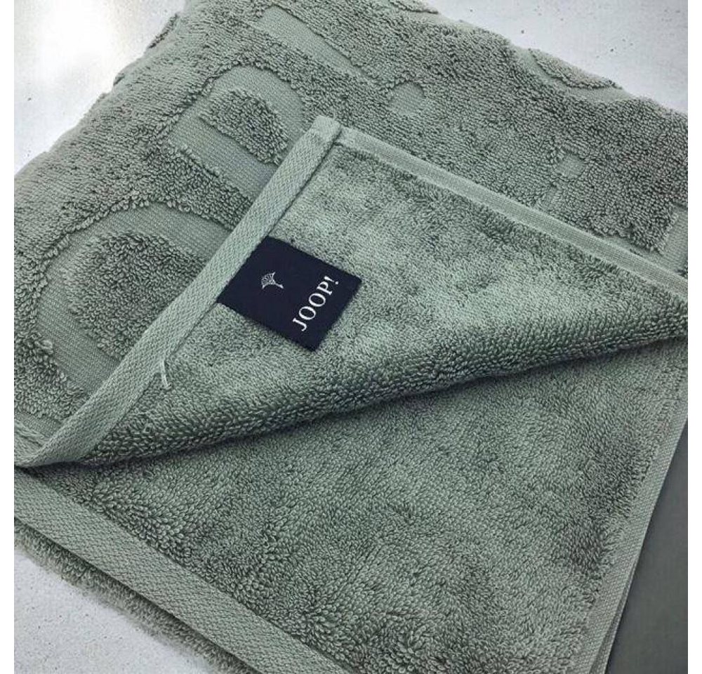 JOOP! Handtuch Selection 1711 Handtuch gemustert Salbei, 100 % Baumwolle – Bild 4 von 4