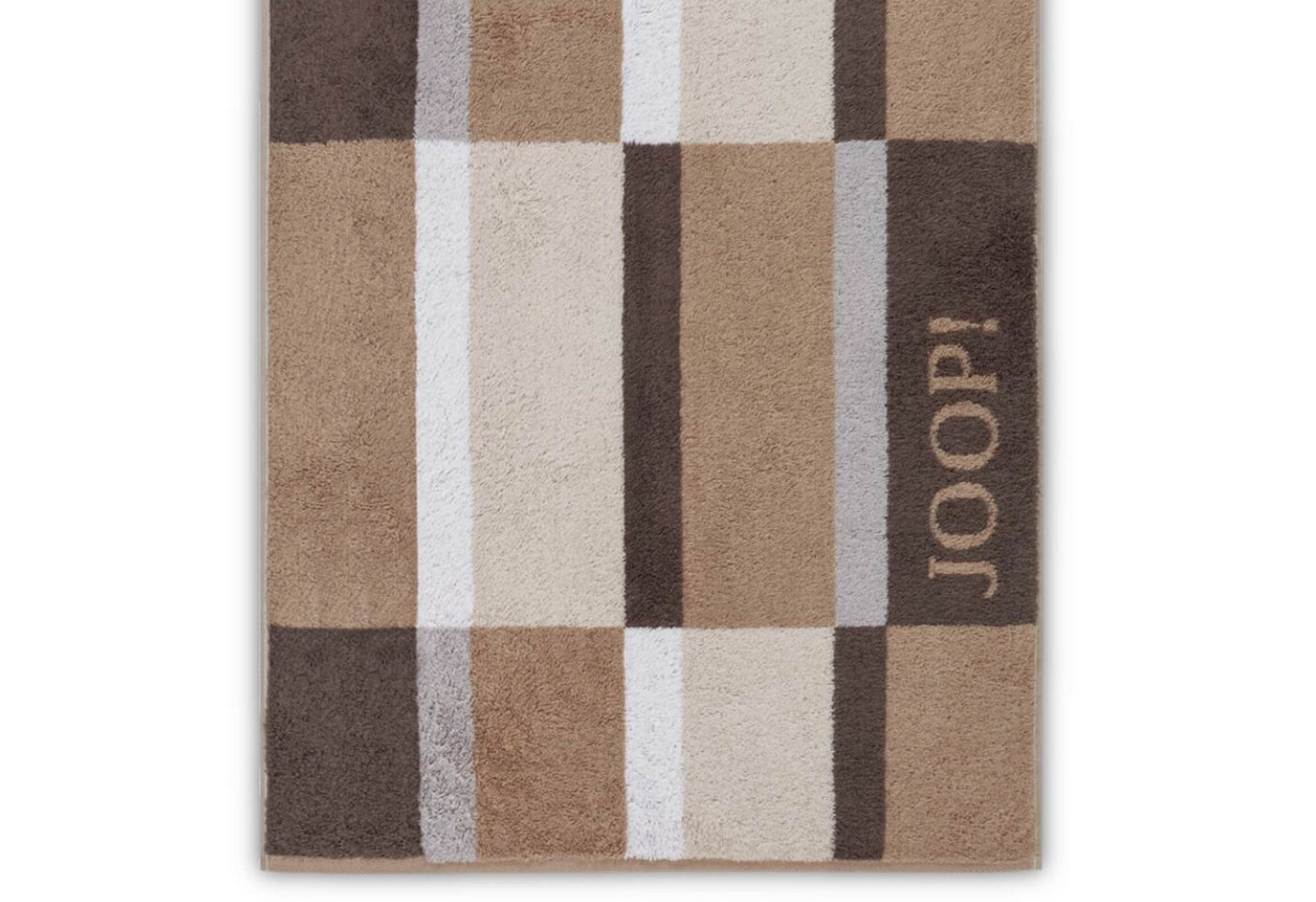 JOOP! Handtuch Handtuch Shades Sand 1688 33, Walkfrottier (1-St), Wendeoptik, Logo, Flauschig – Bild 3 von 3