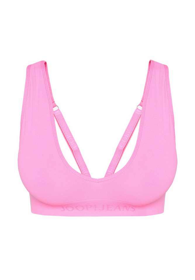Joop Jeans Bralette bügellose Form, mit tiefem V-Ausschnitt, aus Microtouch-Microfaser – Bild 2 von 5