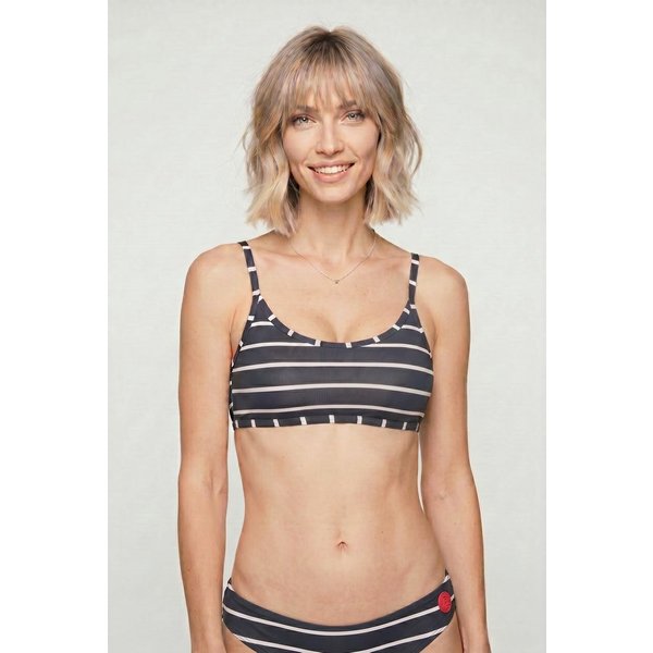 Joop Jeans Bustier-Bikini-Top JEANS! Easy Summer, mit lässigem Streifen-Design