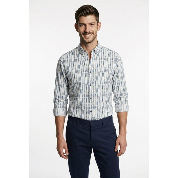 Joop Jeans Langarmhemd Hanson Regular fit mit Muster
