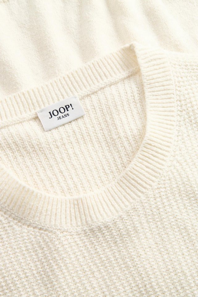 Joop Jeans Rundhalspullover Owin im Materialmix – Bild 4 von 5
