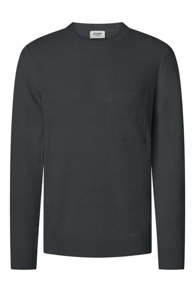 Joop Jeans Rundhalspullover Owin im Materialmix – Bild 2 von 5