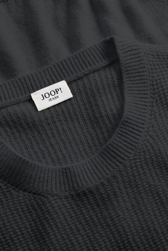 Joop Jeans Rundhalspullover Owin im Materialmix – Bild 5 von 5