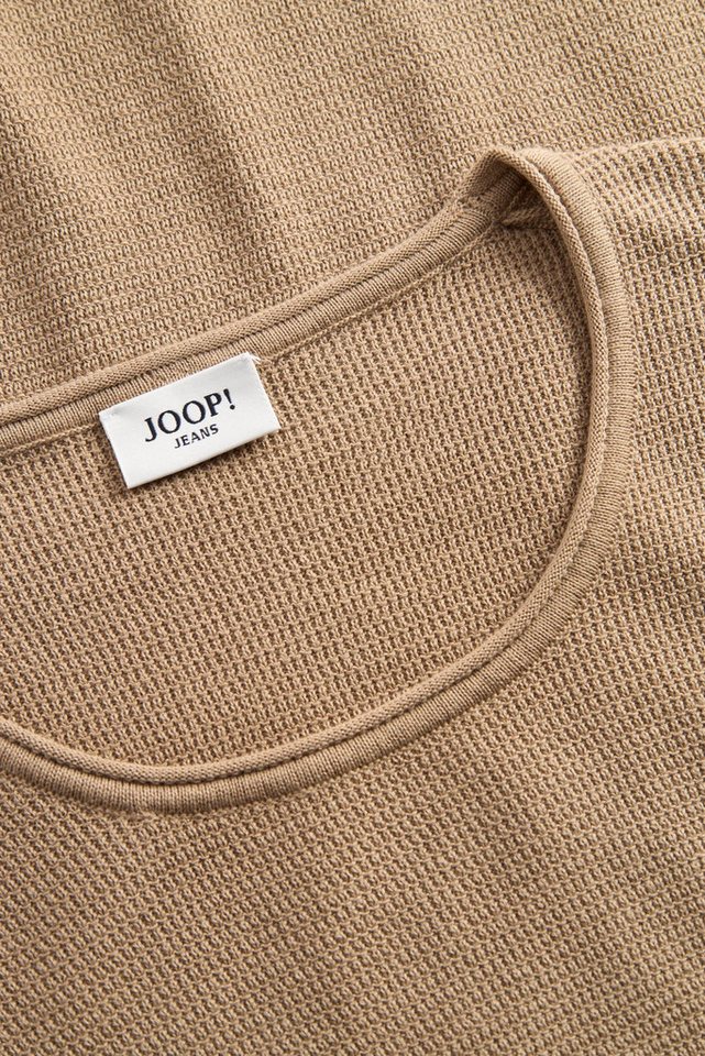 Joop Jeans Rundhalspullover Svenor mit feinem Strukturmuster – Bild 4 von 5
