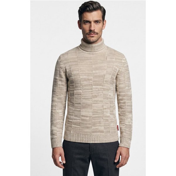 Joop Jeans Strickpullover Milsom aus meliertem Garn