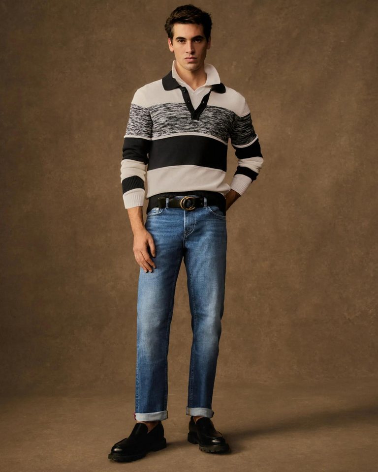 Joop Jeans Strickpullover Odin Regular fit mit Polokragen – Bild 2 von 5