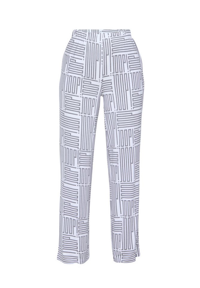 JOOP! Loungehose mit allover Wording, bequem und weich, seitliche Taschen – Bild 2 von 5