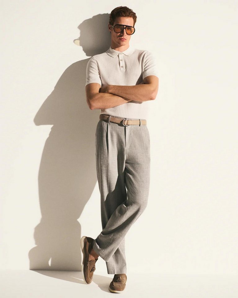 JOOP! Poloshirt Vanceo mit Strukturmuster – Bild 3 von 5