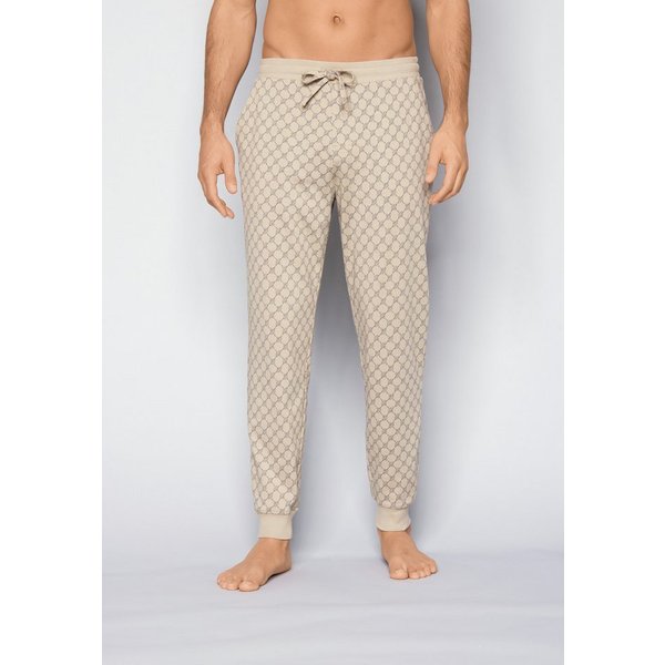 JOOP! Pyjamahose Leisure mit Cornflower-Print, seitlichen Taschen und Bindeband